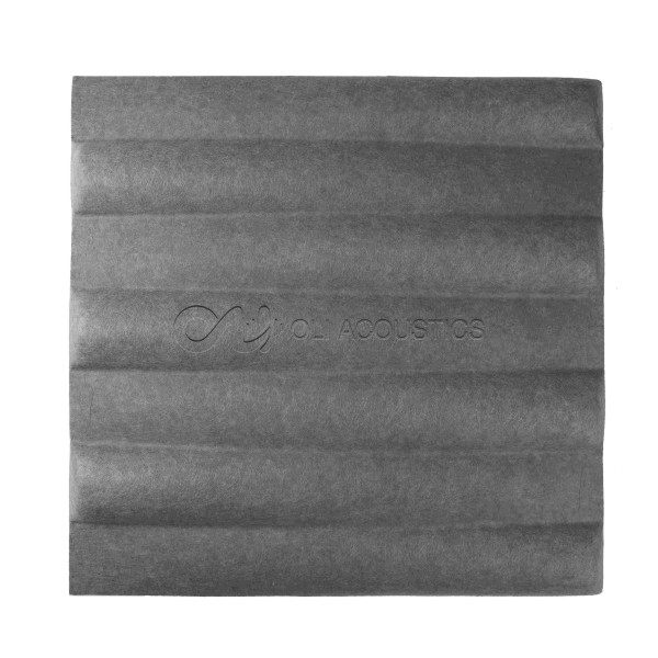 3D Wave Polyester Decorative Sound Absorbing Wall Panels For Convention Hall